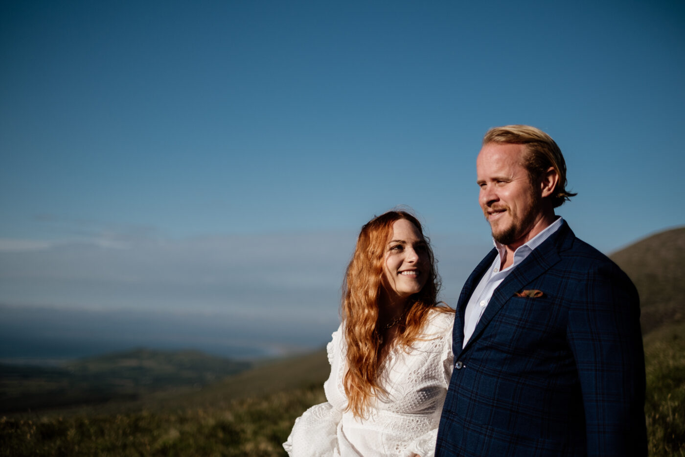 Hannah and Matt’s Wild Irish Journey at Minard Castle and Conor Pass 8 01 10 1