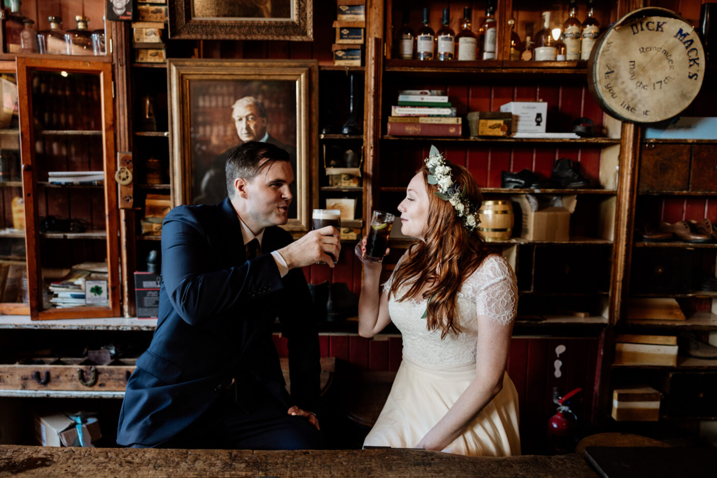 Jill and Bob’s Dunquin Pier Elopement - Cliffside Vows in Dingle 70 01 128