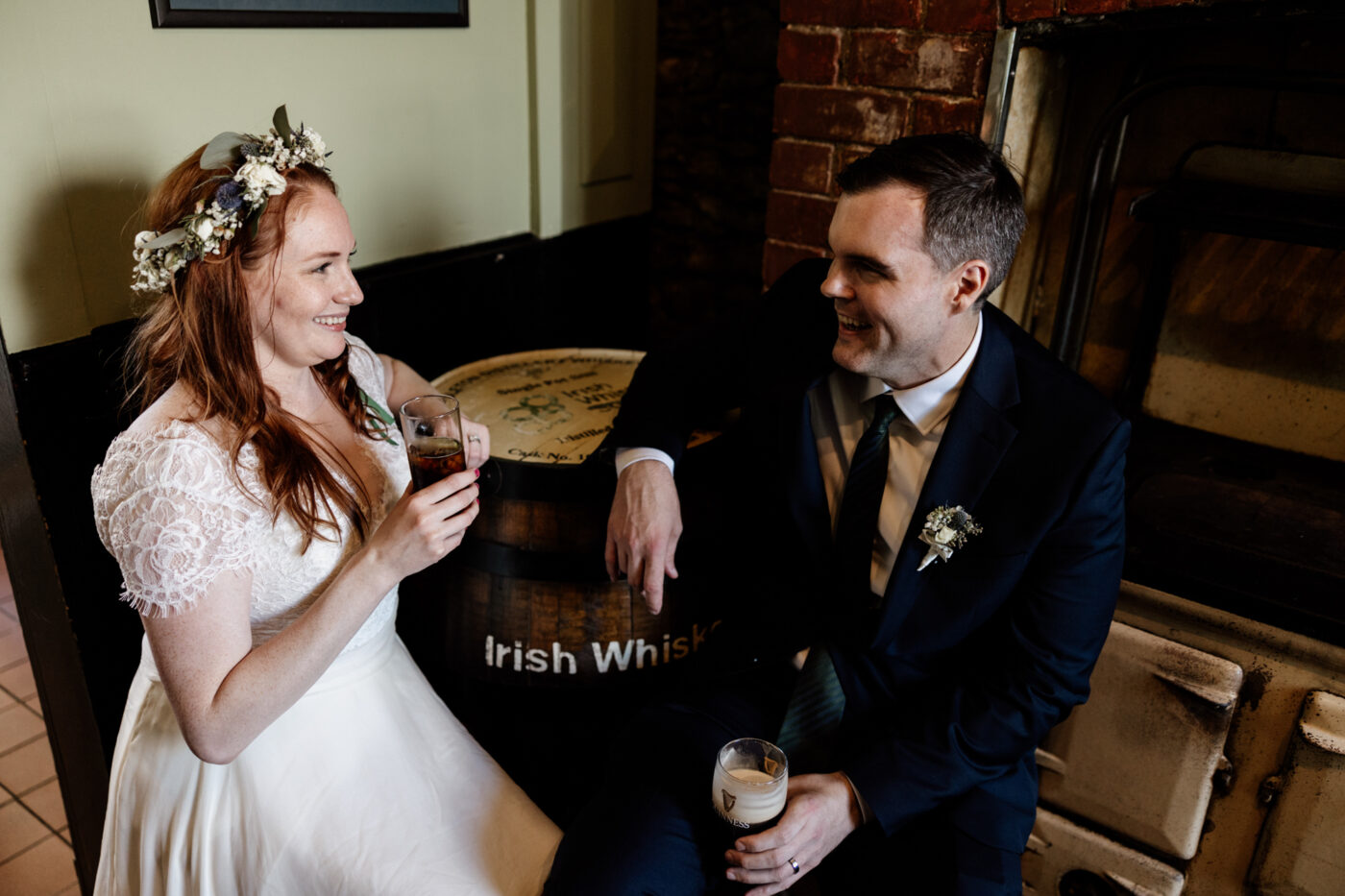 Jill and Bob’s Dunquin Pier Elopement - Cliffside Vows in Dingle 73 01 131