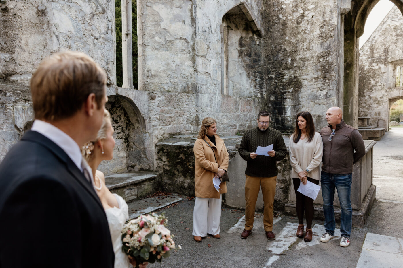 Maria & Andrew’s Wild Irish Elopement at Killarney Abbey 64 01 148 1