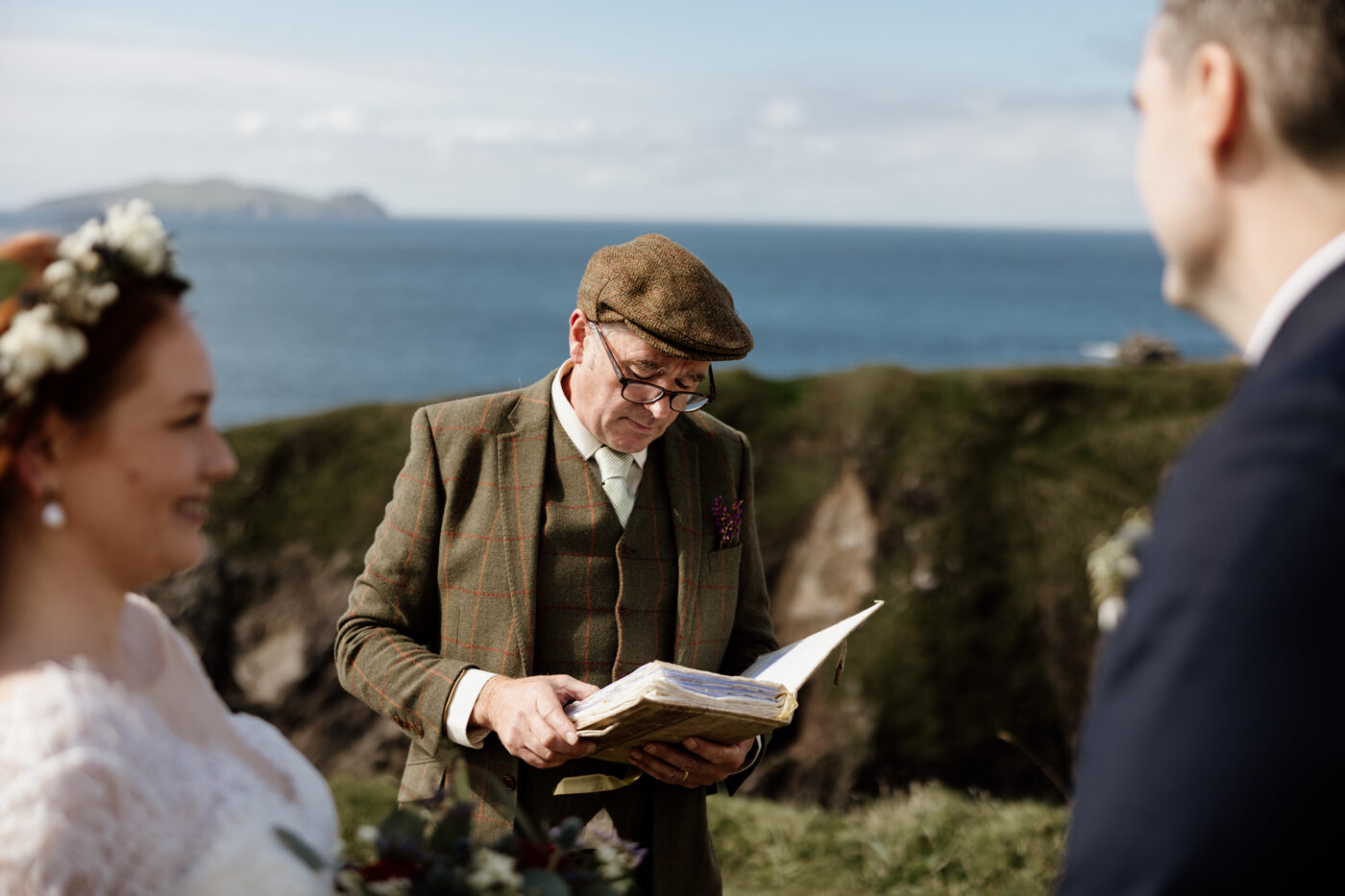 Jill and Bob’s Dunquin Pier Elopement - Cliffside Vows in Dingle 13 01 15