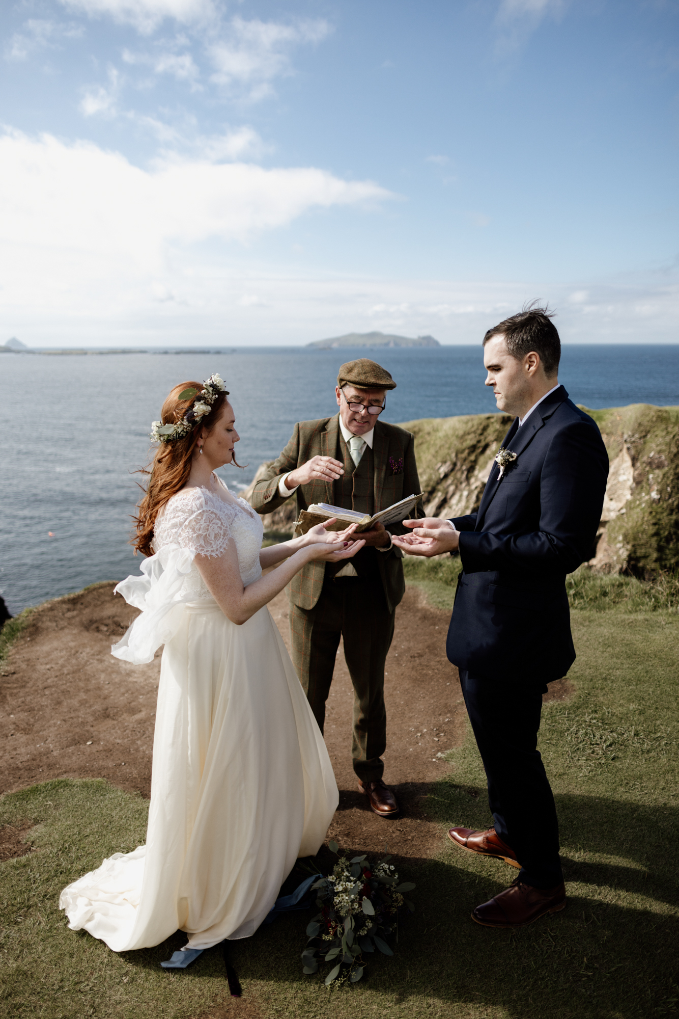 Jill and Bob’s Dunquin Pier Elopement - Cliffside Vows in Dingle 14 01 18