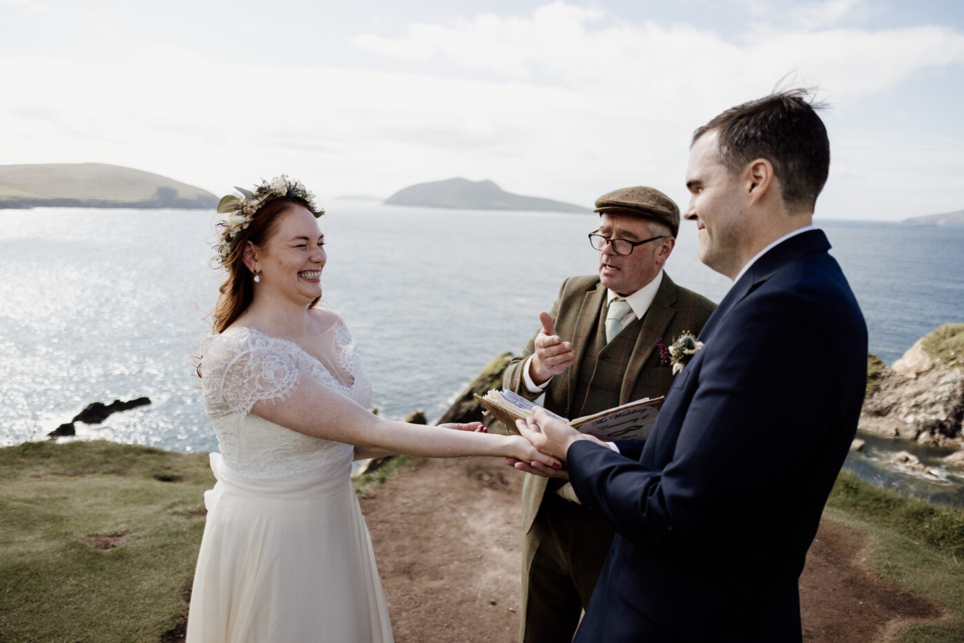 Jill and Bob’s Dunquin Pier Elopement - Cliffside Vows in Dingle 17 01 19