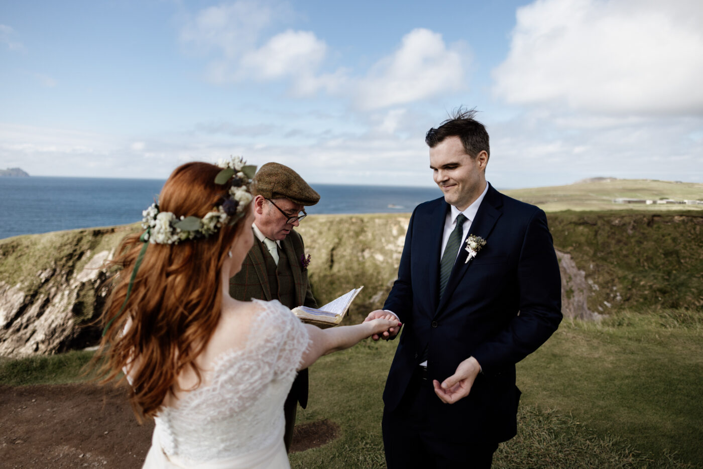 Jill and Bob’s Dunquin Pier Elopement - Cliffside Vows in Dingle 16 01 20