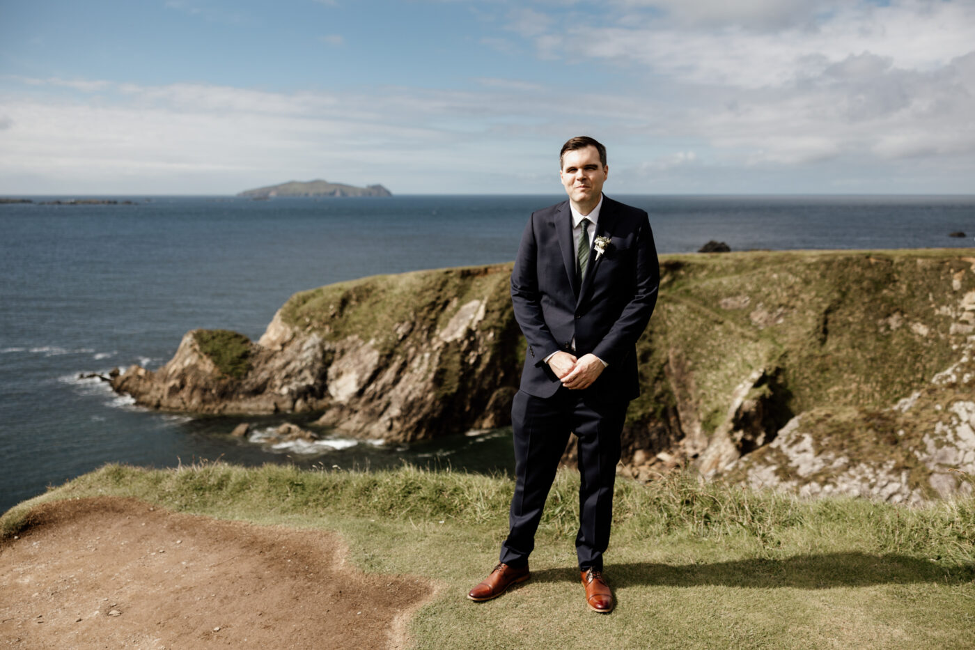 Jill and Bob’s Dunquin Pier Elopement - Cliffside Vows in Dingle 6 01 3