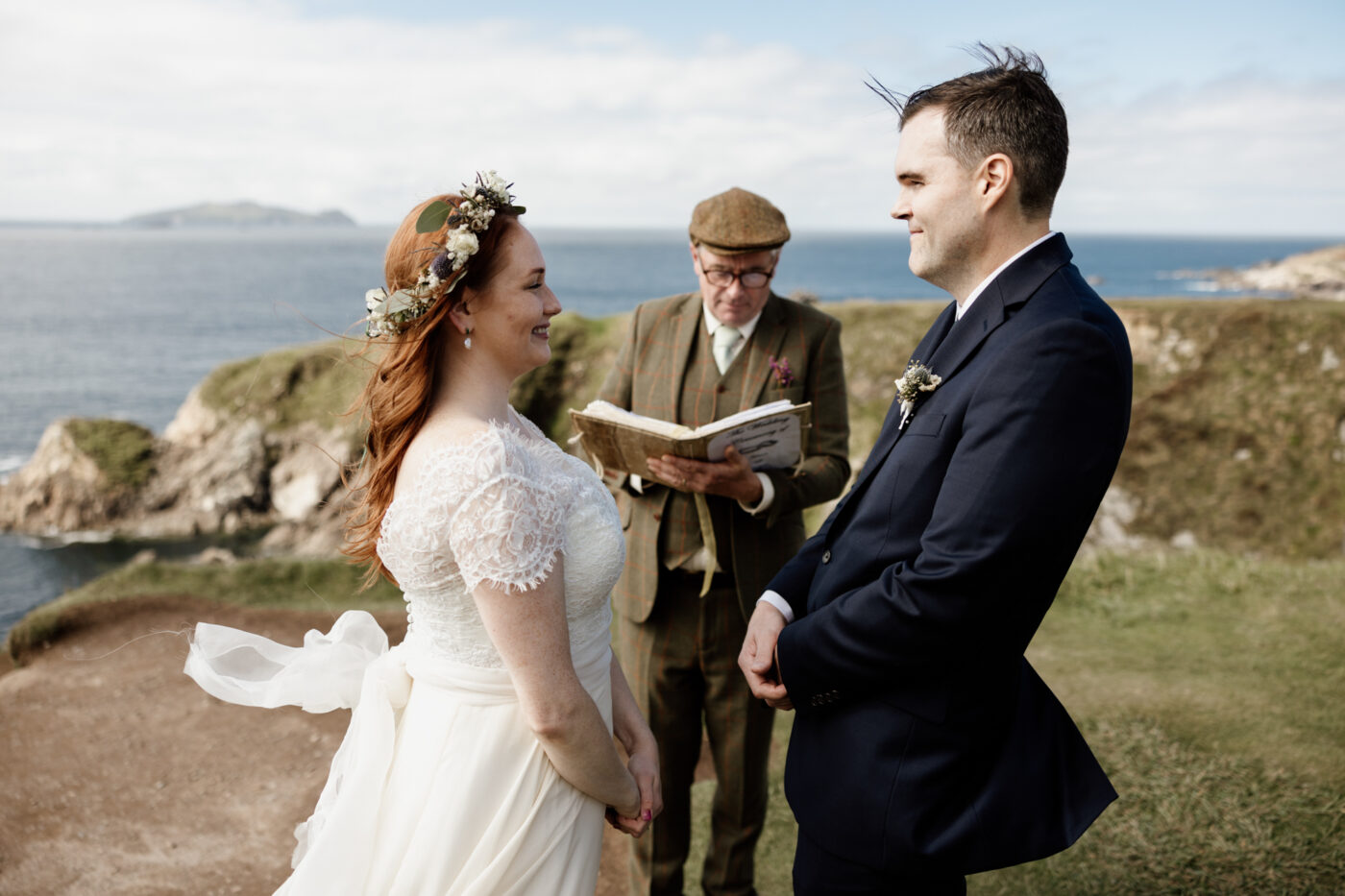Jill and Bob’s Dunquin Pier Elopement - Cliffside Vows in Dingle 22 01 38