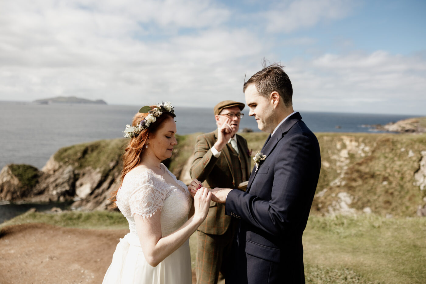 Jill and Bob’s Dunquin Pier Elopement - Cliffside Vows in Dingle 27 01 44