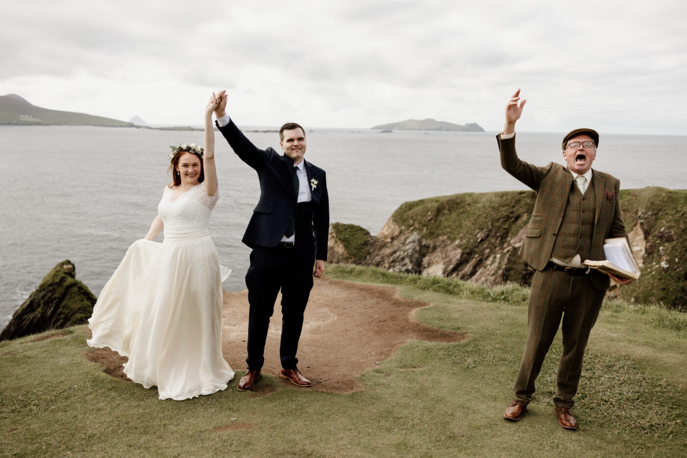 Jill and Bob’s Dunquin Pier Elopement - Cliffside Vows in Dingle 30 01 52 1