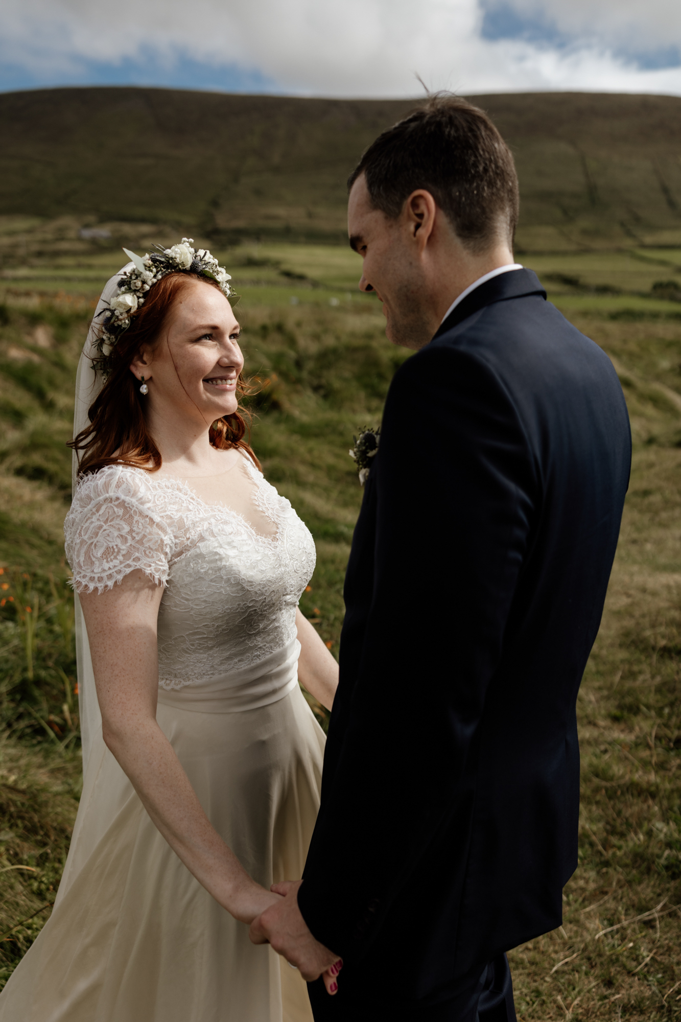 Jill and Bob’s Dunquin Pier Elopement - Cliffside Vows in Dingle 34 01 59