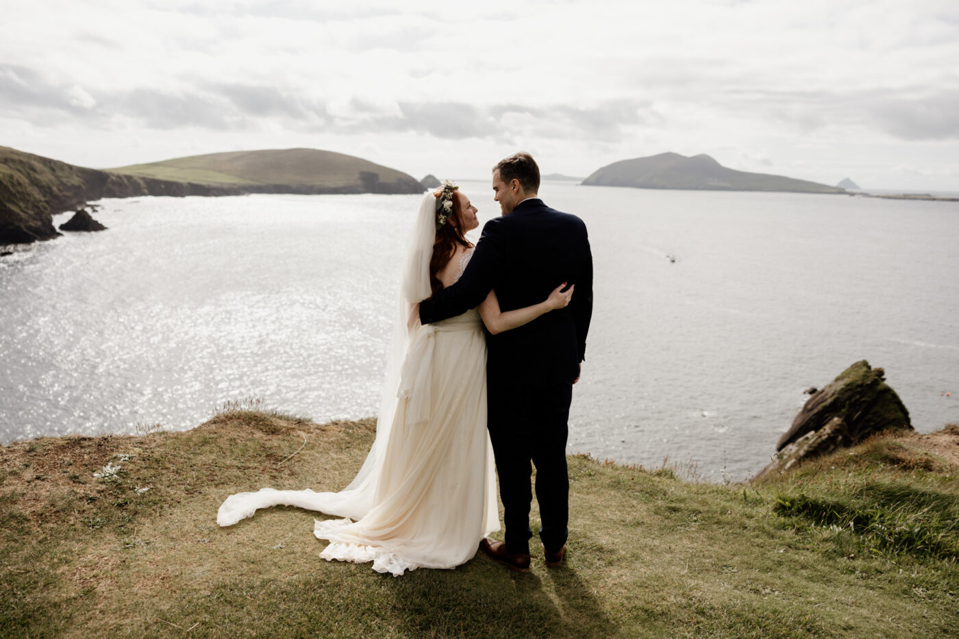 Jill and Bob’s Dunquin Pier Elopement - Cliffside Vows in Dingle 36 01 60