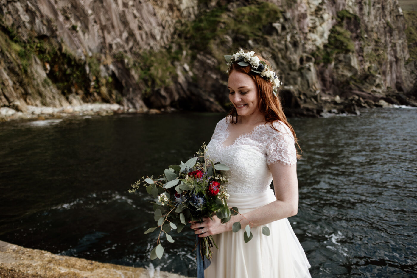 Jill and Bob’s Dunquin Pier Elopement - Cliffside Vows in Dingle 48 01 82