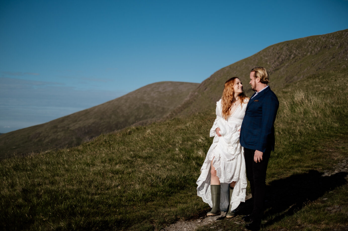 Hannah and Matt’s Wild Irish Journey at Minard Castle and Conor Pass 7 01 9 1