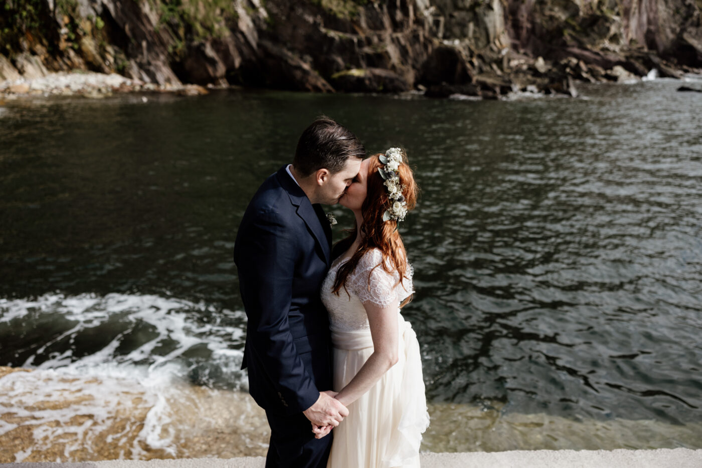 Jill and Bob’s Dunquin Pier Elopement - Cliffside Vows in Dingle 52 01 93